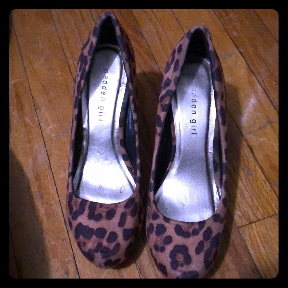 Madden girl heels cheetah print